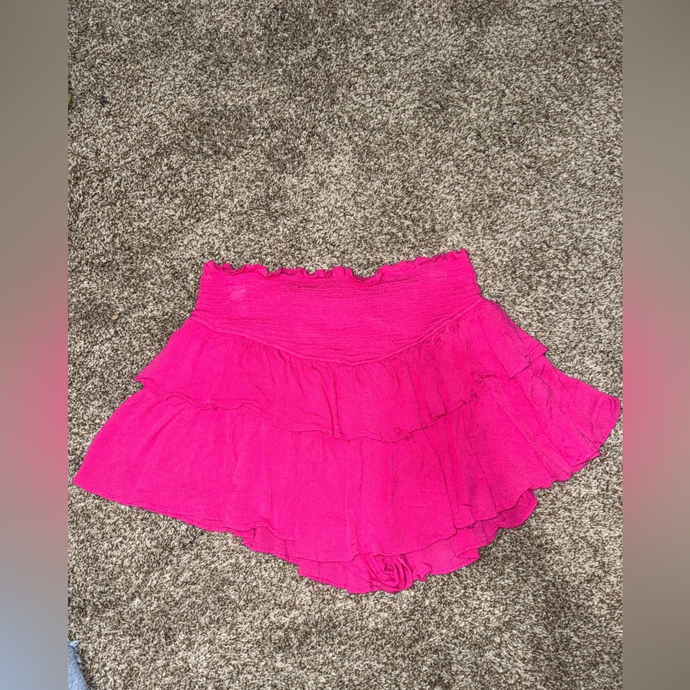 Pink High Rise Skort - Picture 3 of 6